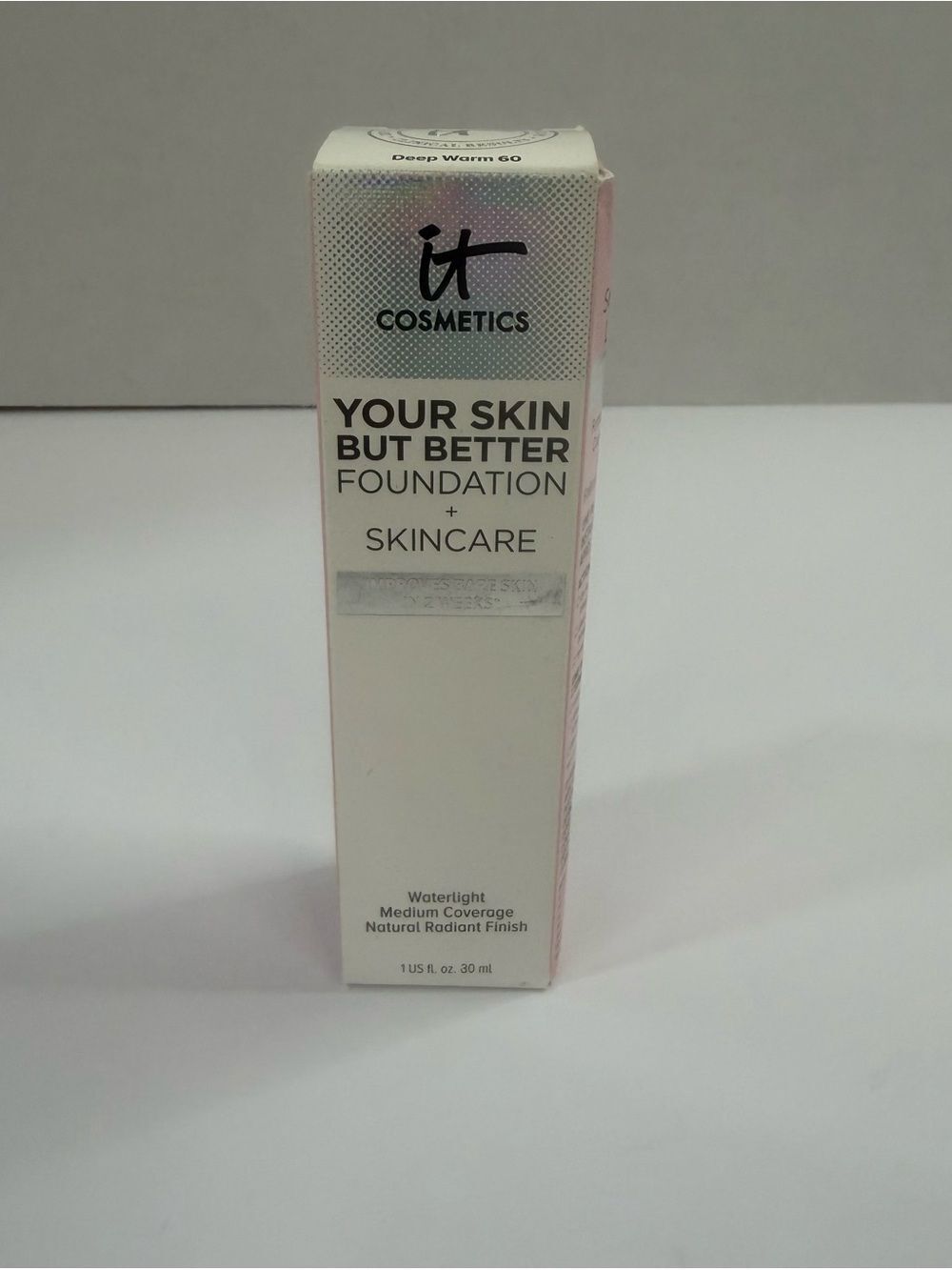 NIB IT Cosmetics Your Skin But Better Foundation 1 oz Deep Warm 60 - Picture 3 of 6